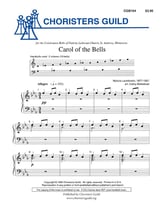 Carol of the Bells Handbell sheet music cover